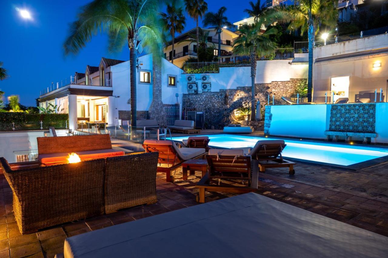 Luxury Taorum Villa With Spectacular Sea Views In Taormine Extérieur photo
