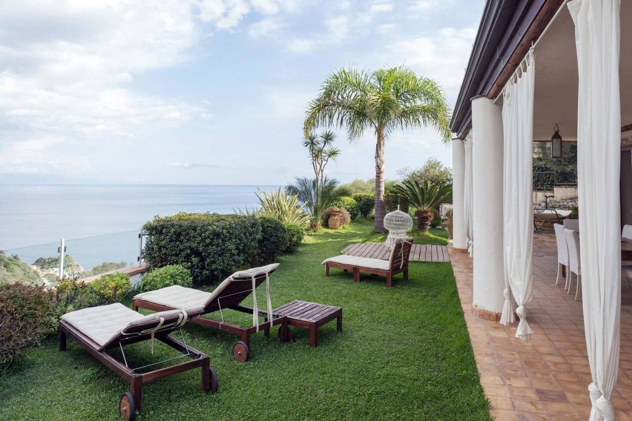 Luxury Taorum Villa With Spectacular Sea Views In Taormine Extérieur photo